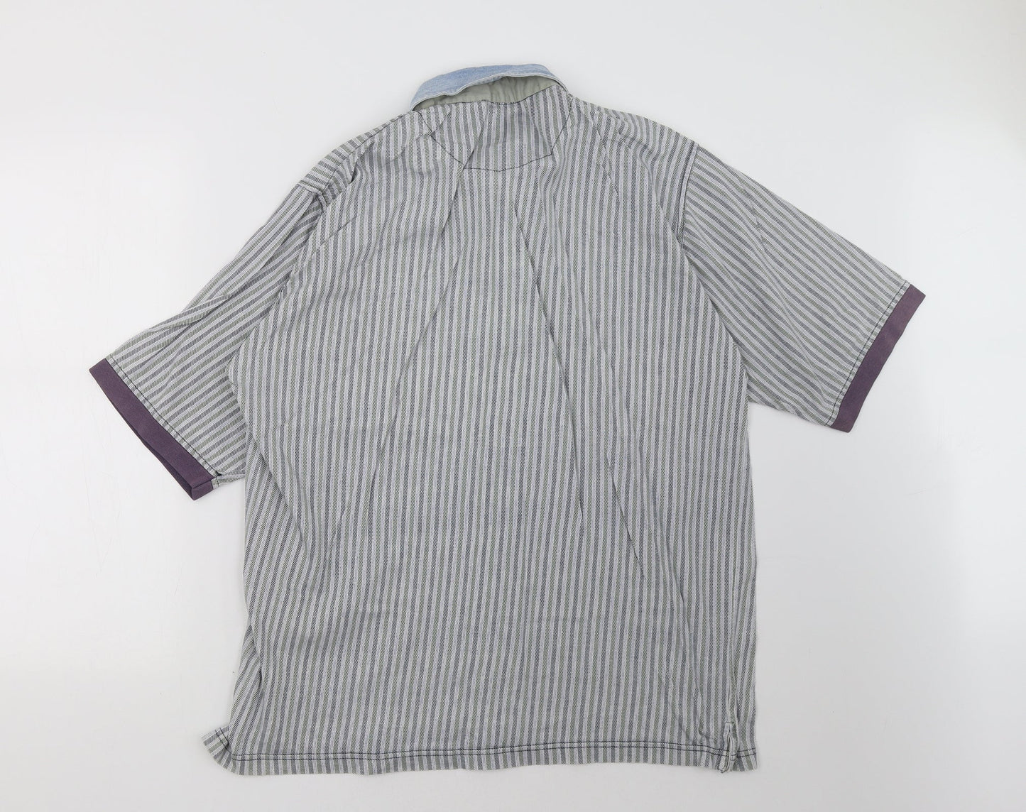 Santana Mens Blue    Polo Size L