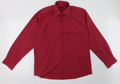 BHS Mens Red    Polo Size 16.5