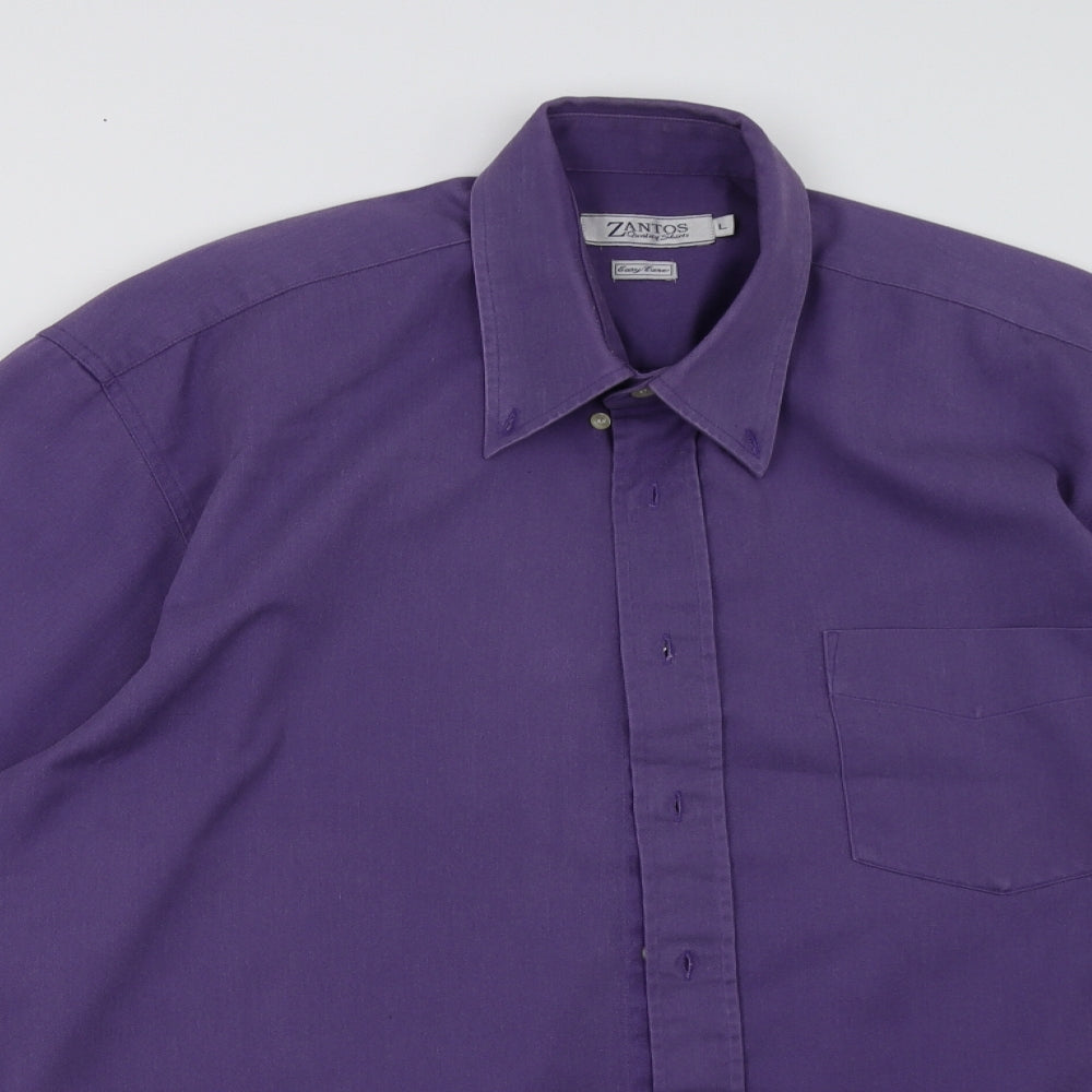 Santos Mens Purple    Polo Size L