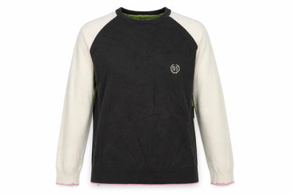 Front view of FLY53 women’s grey pullover sweatshirt, size XL