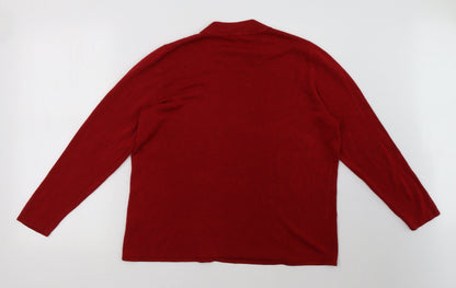 bonmarch Womens Red   Pullover Sweatshirt Size 20