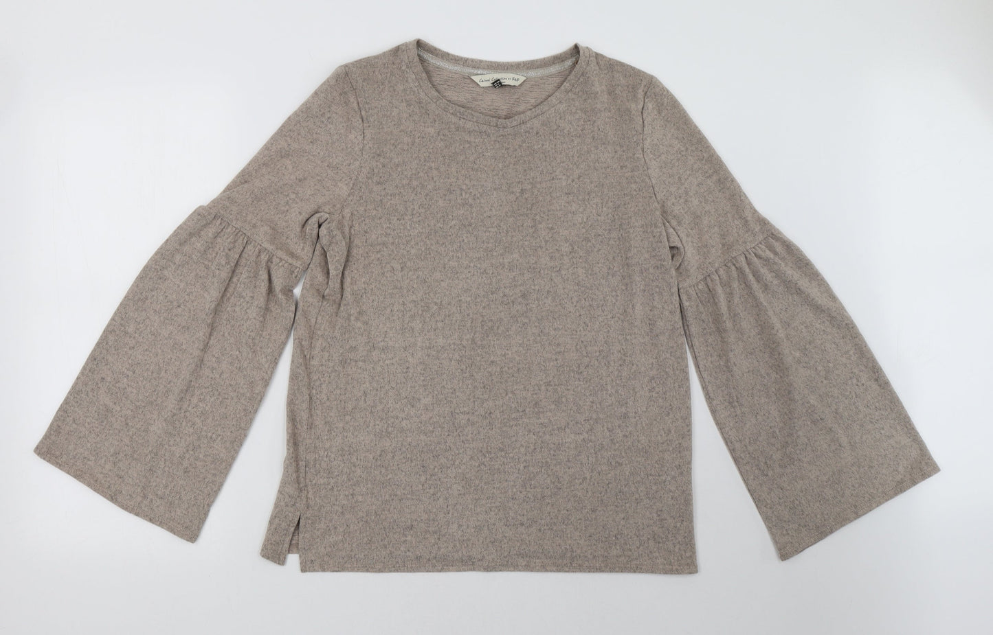 F&F Womens Beige   Pullover Sweatshirt Size 12