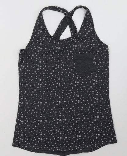 Womens UK Size 12 Sainsburys Grey Basic Tank