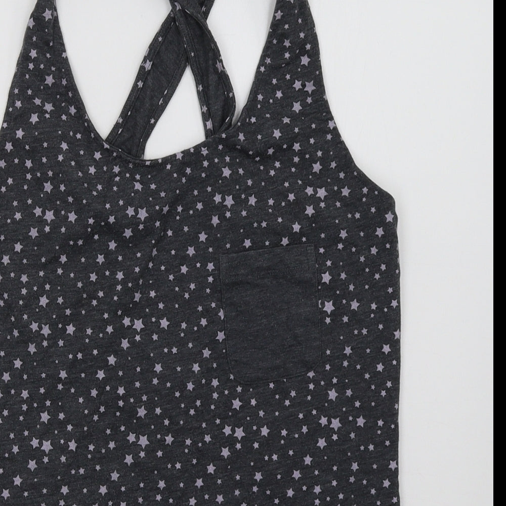 Womens UK Size 12 Sainsburys Grey Basic Tank