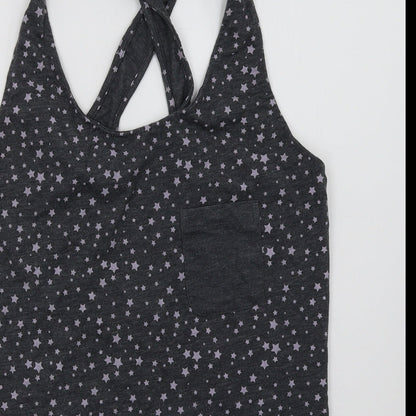 Womens UK Size 12 Sainsburys Grey Basic Tank