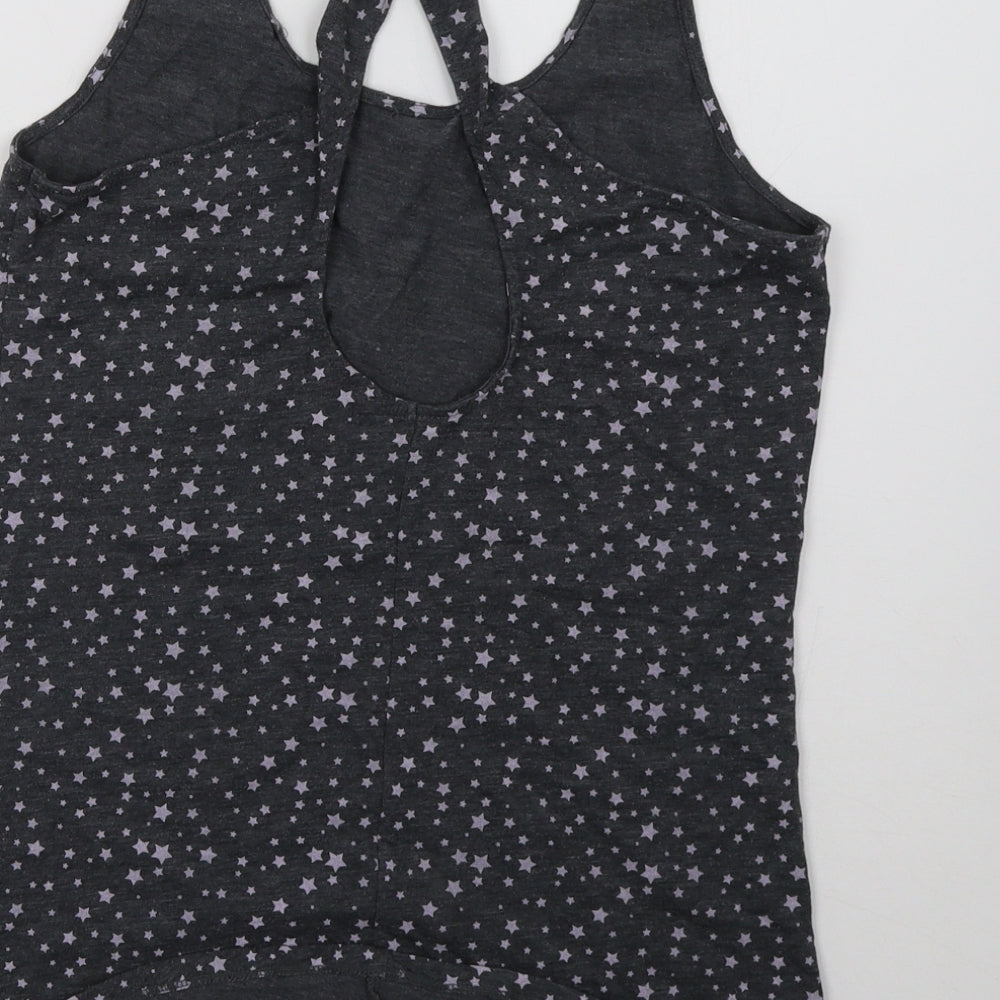 Womens UK Size 12 Sainsburys Grey Basic Tank