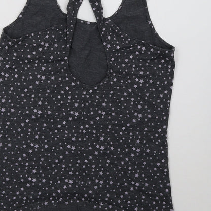 Womens UK Size 12 Sainsburys Grey Basic Tank