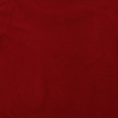Womens UK Size 14 Marks and Spencer Red Pullover Sweatshirt