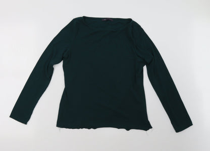 Womens UK Size 14 Marks and Spencer Green Pullover Sweatshirt
