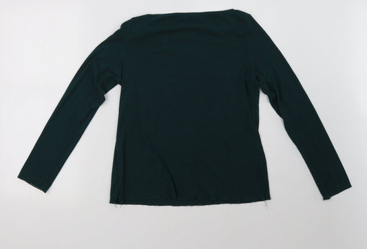Womens UK Size 14 Marks and Spencer Green Pullover Sweatshirt