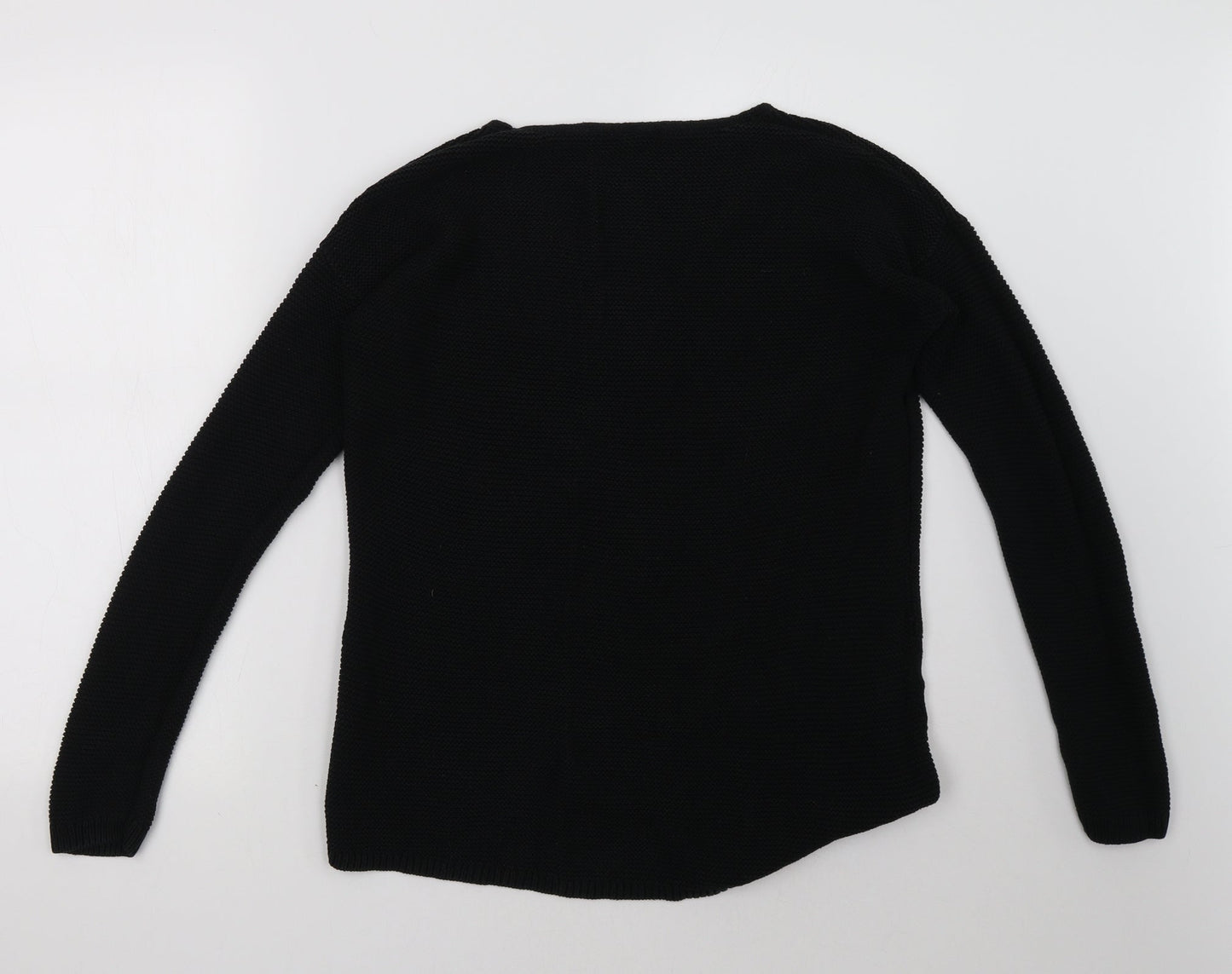 TOM TAILOR Womens Black   Pullover Sweatshirt Size S