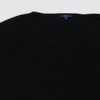 TOM TAILOR Womens Black   Pullover Sweatshirt Size S