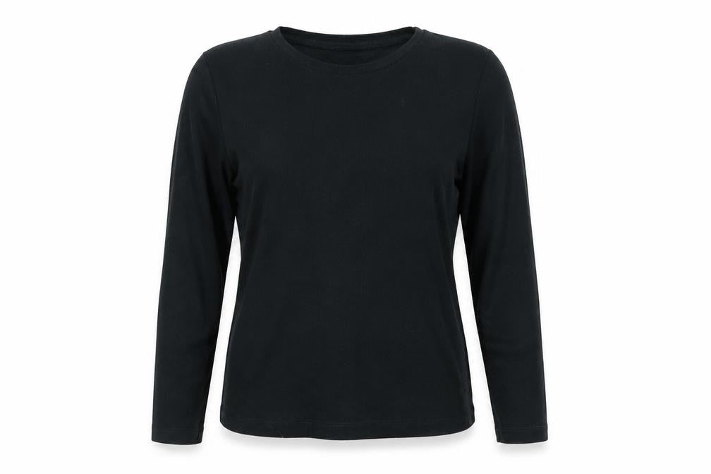 Front view of Primark women’s green pullover sweatshirt, size UK 14