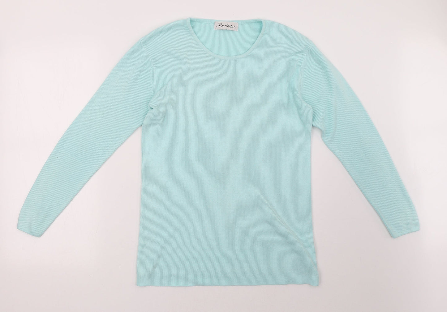 Berkertex Womens Blue   Pullover Sweatshirt Size 16