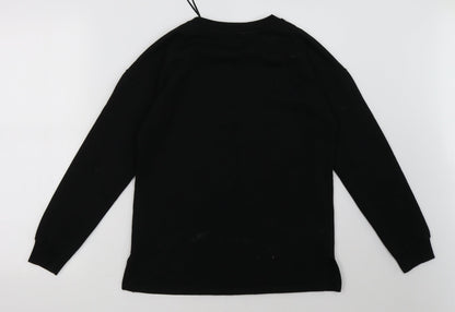 Matalan Womens Black   Pullover Sweatshirt Size 8
