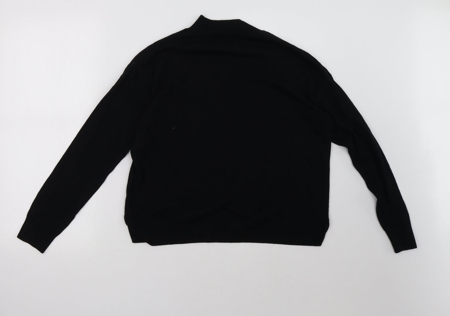 Mens UK Size S Old Navy Black Pullover Sweatshirt