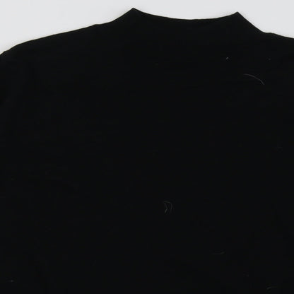 Mens UK Size S Old Navy Black Pullover Sweatshirt