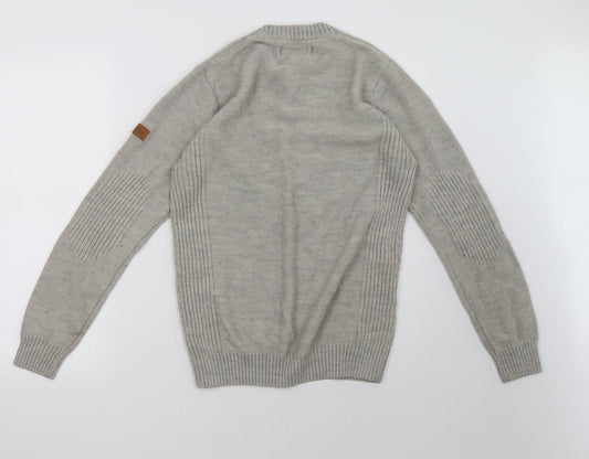 Twisted Soul Mens Beige   Pullover Sweatshirt Size M