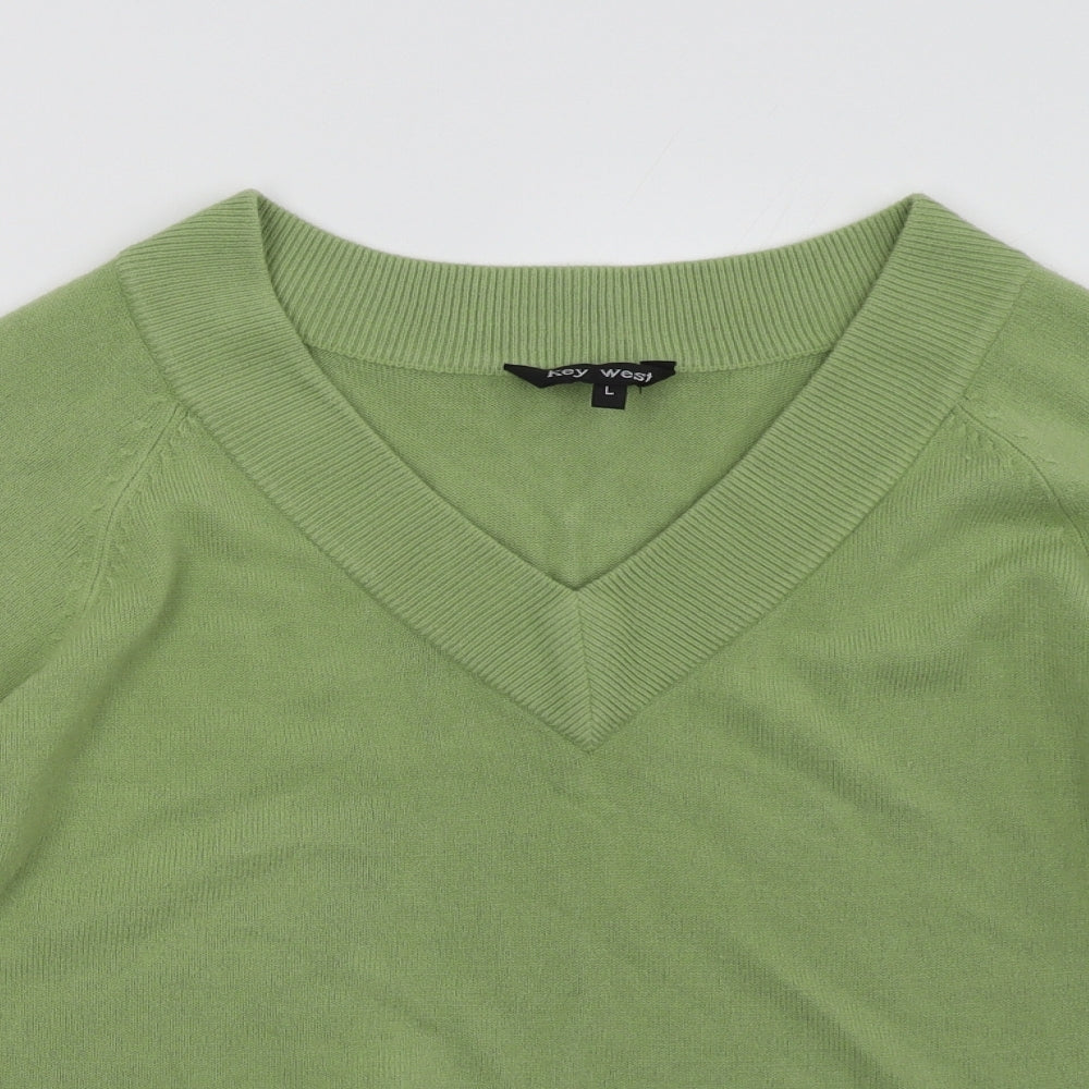 Key West Womens Green   Pullover Sweatshirt Size L