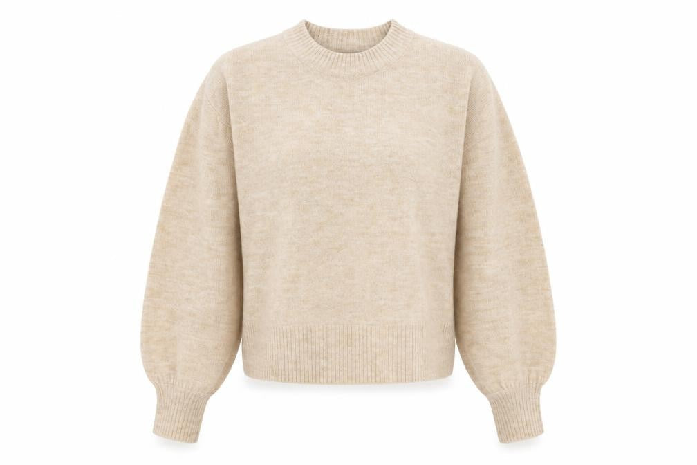 Womens UK Size 10 ASOS Beige Pullover Sweatshirt