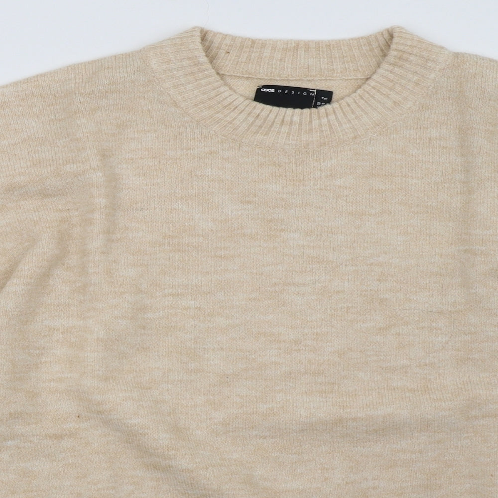 Womens UK Size 10 ASOS Beige Pullover Sweatshirt