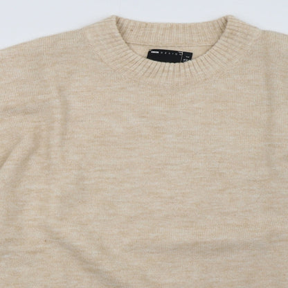 Womens UK Size 10 ASOS Beige Pullover Sweatshirt