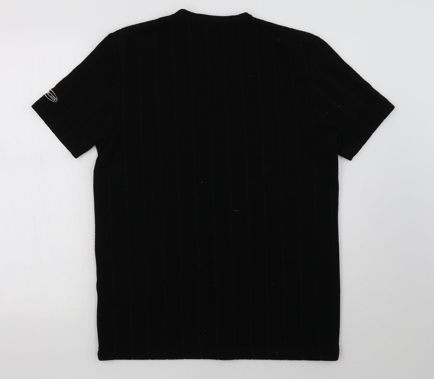 lobal adventure Mens Black    T-Shirt Size S