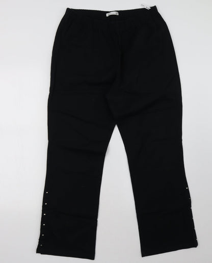 Womens UK Size M Berkertex Regular Fit  Black Trousers
