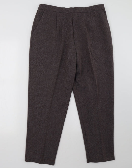 Womens UK Size 18 Preworn Regular Fit  Purple Trousers