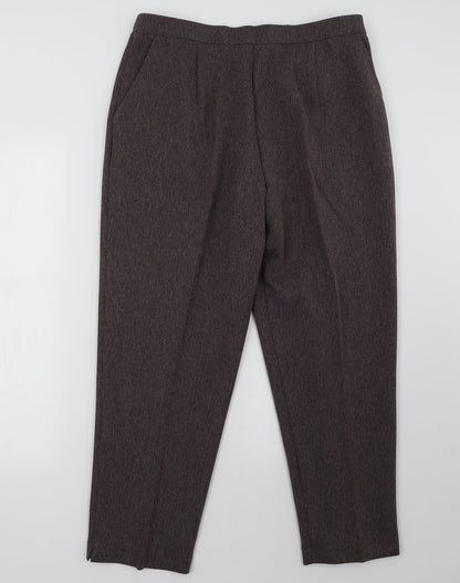 Womens UK Size 18 Preworn Regular Fit  Purple Trousers