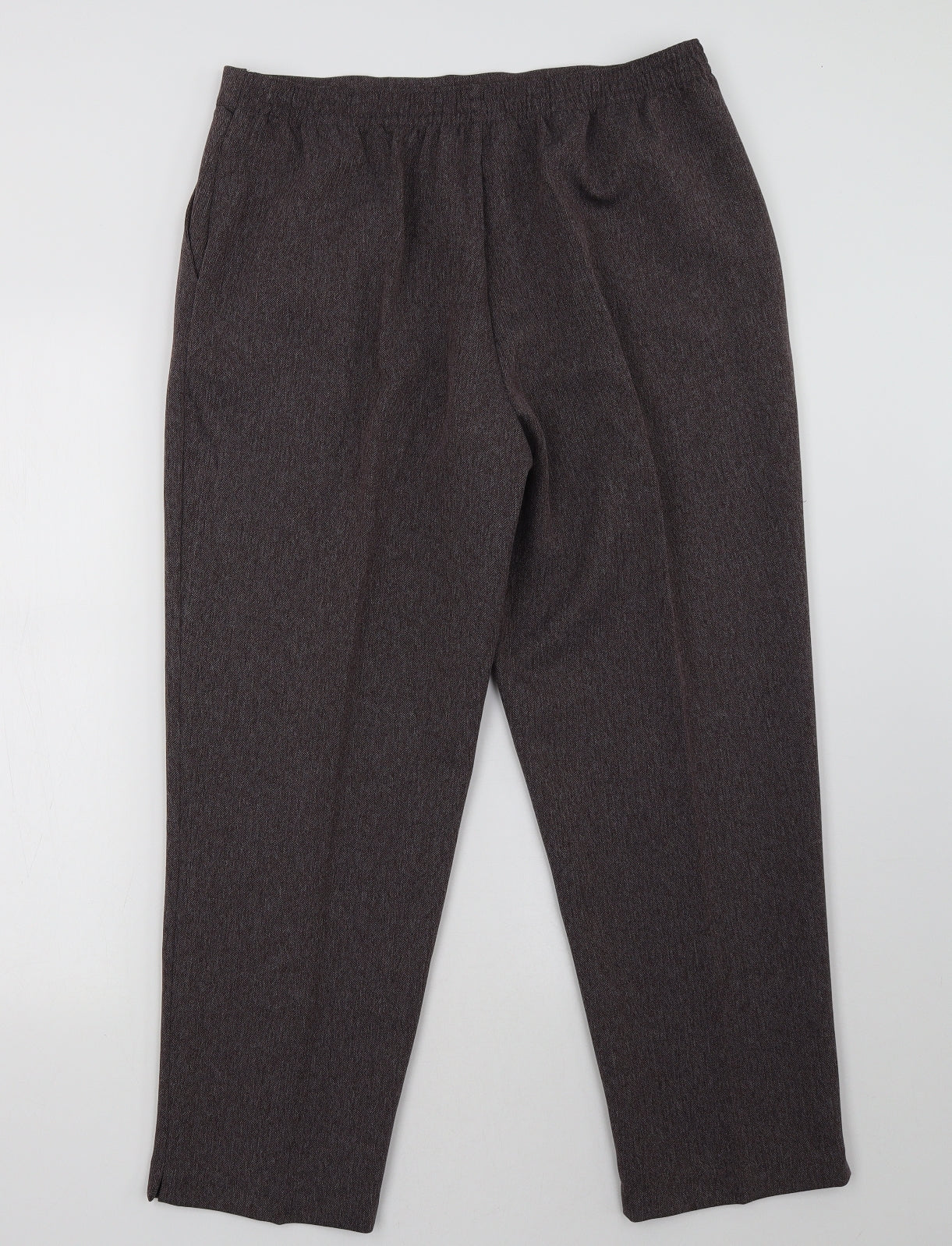 Womens UK Size 18 Preworn Regular Fit  Purple Trousers