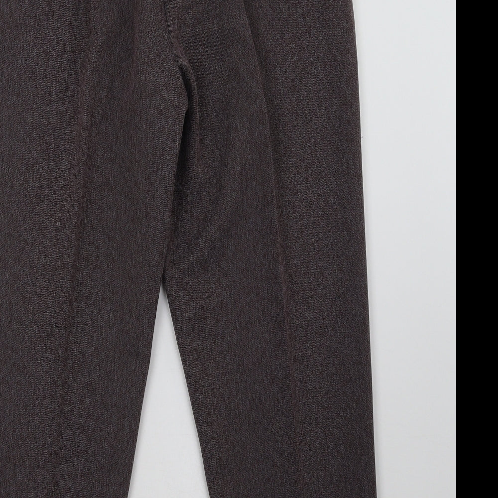 Womens UK Size 18 Preworn Regular Fit  Purple Trousers