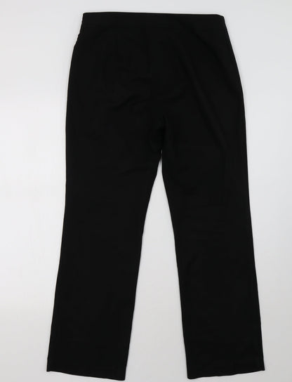 Matalan Womens Black   Trousers  Size 10 L32 in