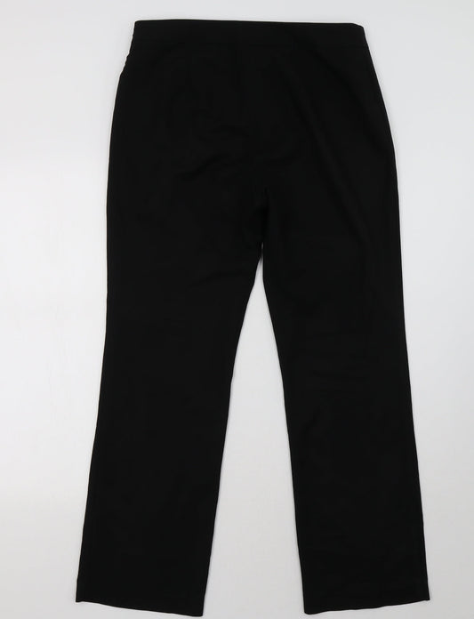 Matalan Womens Black   Trousers  Size 10 L32 in