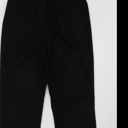 Matalan Womens Black   Trousers  Size 10 L32 in