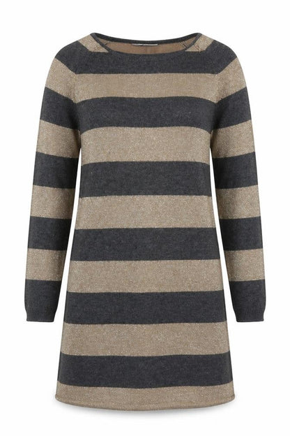 Womens UK Size 10 M&S Grey Tunic Jumper