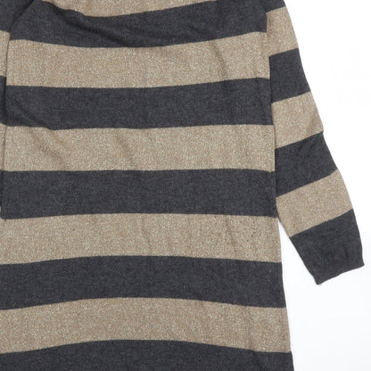 Womens UK Size 10 M&S Grey Tunic Jumper