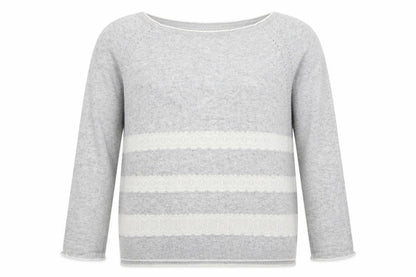 Womens UK Size 8 Phase Eight Grey Pullover Jumper
