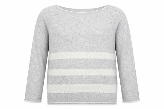 Womens UK Size 8 Phase Eight Grey Pullover Jumper