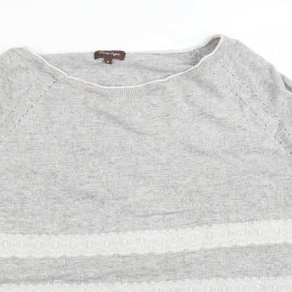 Womens UK Size 8 Phase Eight Grey Pullover Jumper