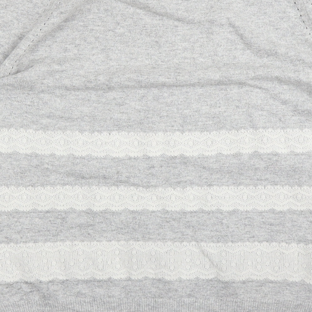 Womens UK Size 8 Phase Eight Grey Pullover Jumper