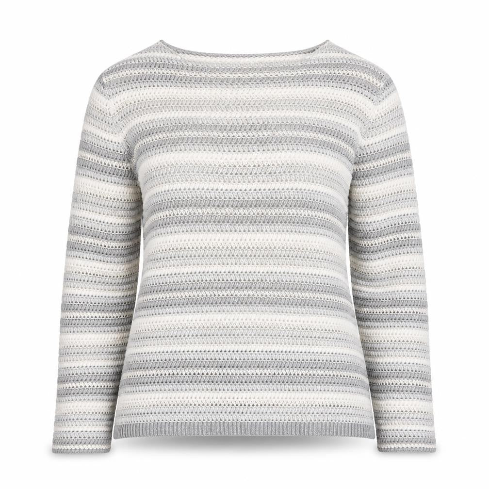 Womens UK Size 14 Preworn Grey Pullover Jumper