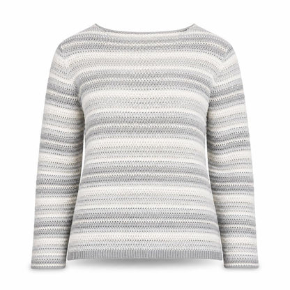 Womens UK Size 14 Preworn Grey Pullover Jumper