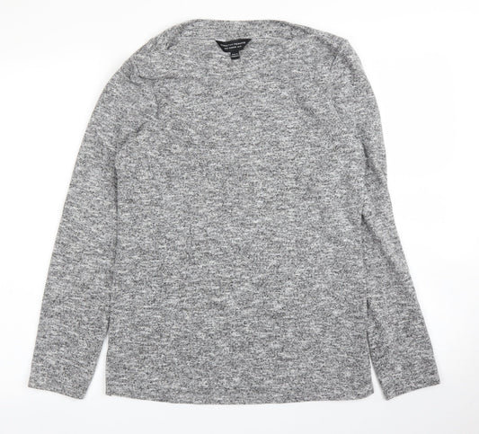 Womens UK Size 10 Dorothy Perkins Grey Pullover Jumper