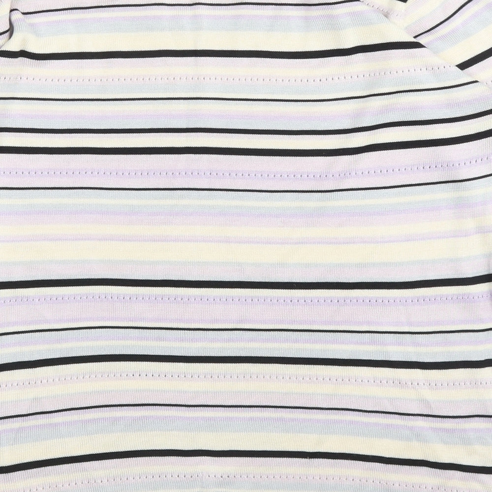 Womens UK Size 14 Alex & Co Purple Basic Blouse