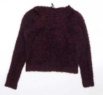 Womens UK Size XS H&M Purple Pullover Jumper