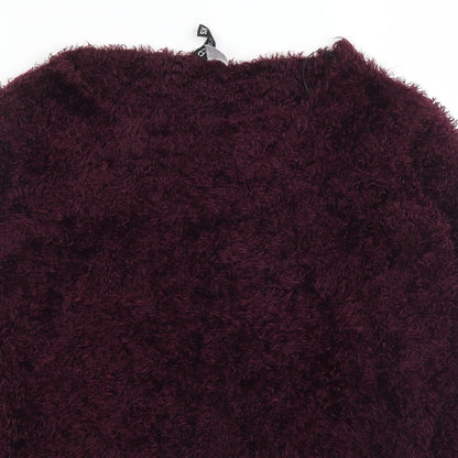 Womens UK Size XS H&M Purple Pullover Jumper