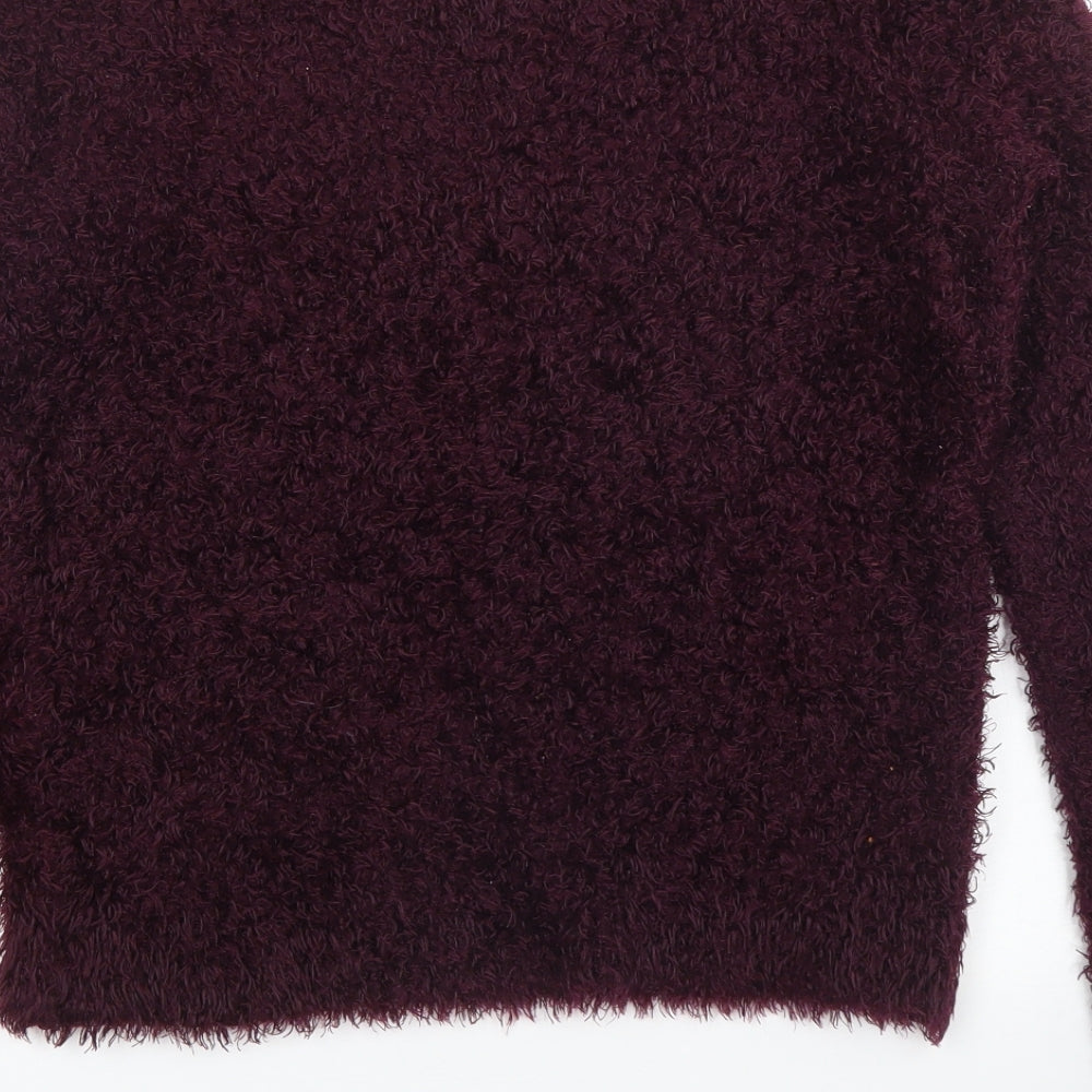 Womens UK Size XS H&M Purple Pullover Jumper