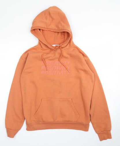 Primark Womens Orange   Pullover Hoodie Size XS