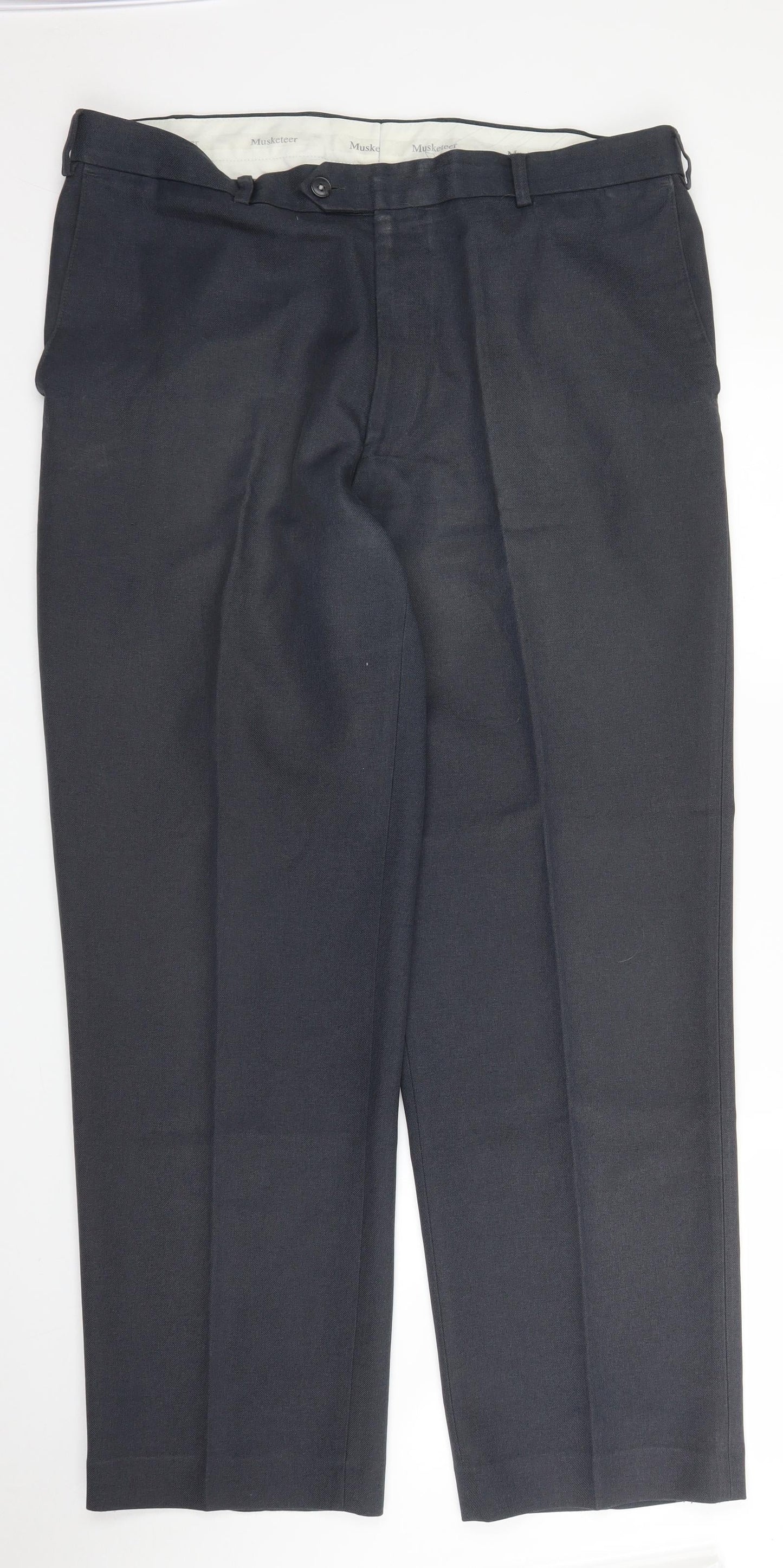 Musketeer Mens Grey   Trousers  Size 36 in L30 in